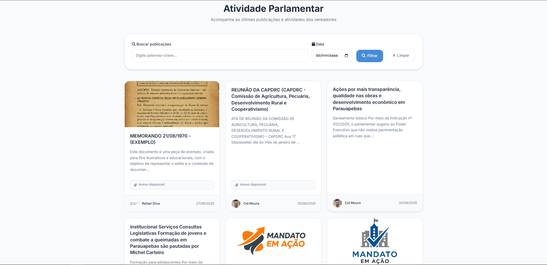 Transparência Legislativa