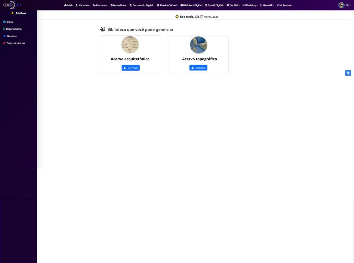 Organização e Catalogação